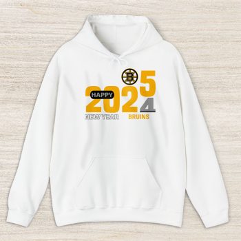 Boston Bruins Happy New Year NHL Gift For Fan Hello 2025 Unisex Hoodie TAH22330