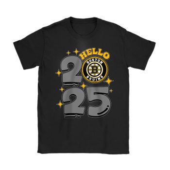 Boston Bruins Happy New Year NHL Gift For Fan Unisex T-Shirt Cotton Tee TAT22331