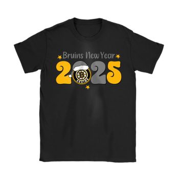 Boston Bruins Happy New Year NHL Gift For Fan Unisex T-Shirt Cotton Tee TAT22332