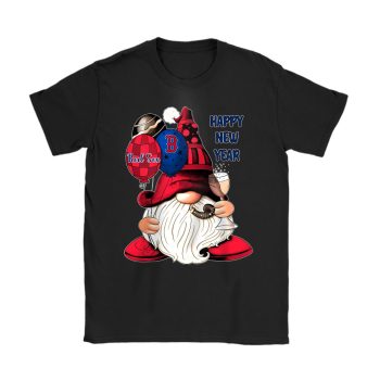 Boston Red Sox Happy New Year MLB Gift For Fan Cute Gnomes Unisex T-Shirt Cotton Tee TAT22349
