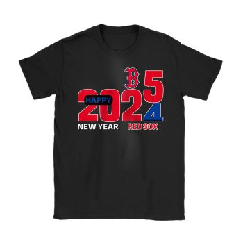 Boston Red Sox Happy New Year MLB Gift For Fan Hello 2025 Unisex T-Shirt Cotton Tee TAT22345