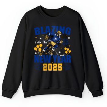 Buffalo Sabres Blazing Into The New Year NHL Gift For Fan Hello 2025 Unisex Sweatshirt TAS22385