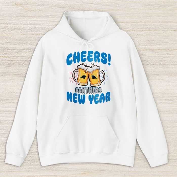 Carolina Panthers Happy New Year NFL Gift For Fan Cheers 2025 Unisex Hoodie TAH22386