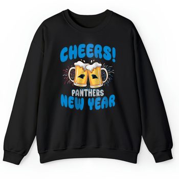 Carolina Panthers Happy New Year NFL Gift For Fan Cheers 2025 Unisex Sweatshirt TAS22386