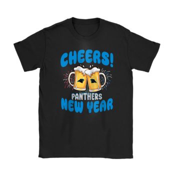 Carolina Panthers Happy New Year NFL Gift For Fan Cheers 2025 Unisex T-Shirt Cotton Tee TAT22386