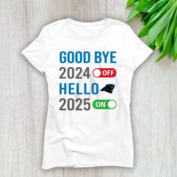 Carolina Panthers Happy New Year NFL Gift For Fan Goodbye 2024 Hello 2025 Unisex Sweatshirt TAS22389
