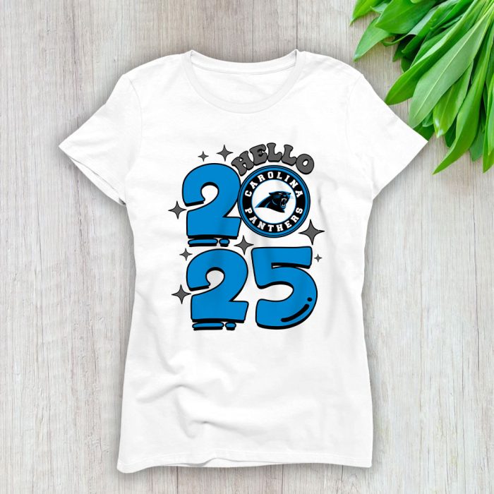 Carolina Panthers Happy New Year NFL Gift For Fan Hello 2025 Unisex Sweatshirt TAS22391