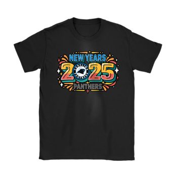 Carolina Panthers Happy New Year NFL Gift For Fan Unisex T-Shirt Cotton Tee TAT22396