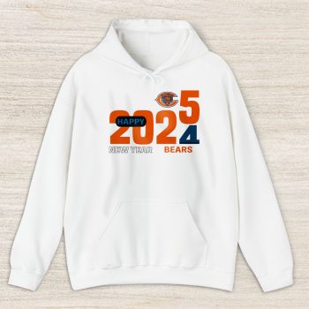 Chicago Bears Blazing New Year NFL Gift For Fan Hello 2025 Unisex Hoodie TAH22438