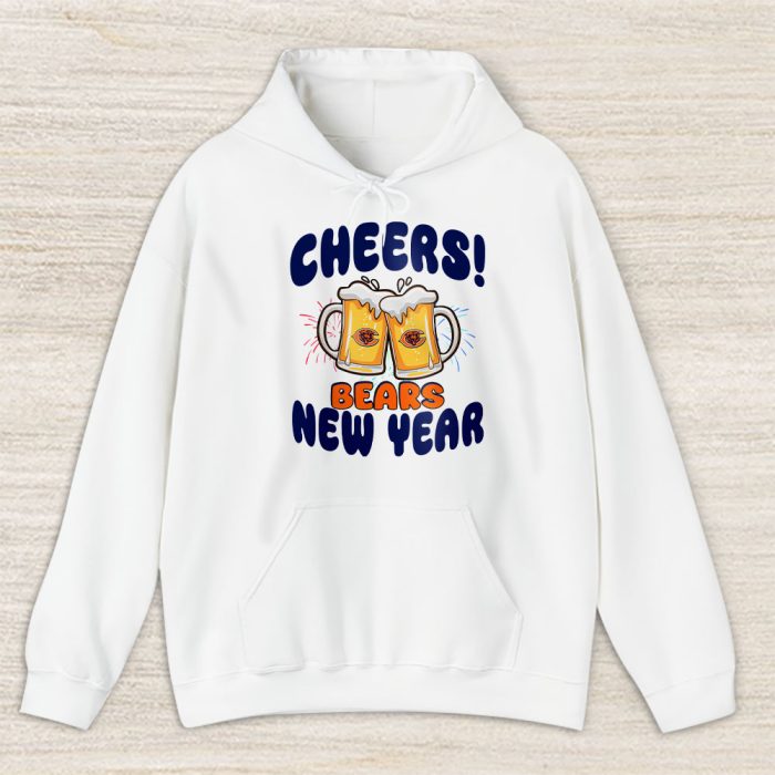 Chicago Bears Happy New Year NFL Gift For Fan Cheers 2025 Unisex Hoodie TAH22437