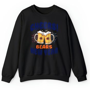 Chicago Bears Happy New Year NFL Gift For Fan Cheers 2025 Unisex Sweatshirt TAS22437