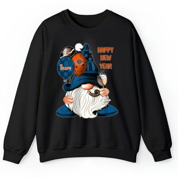 Chicago Bears Happy New Year NFL Gift For Fan Cute Gnomes Unisex Sweatshirt TAS22449
