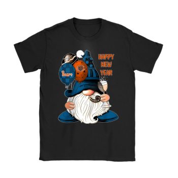Chicago Bears Happy New Year NFL Gift For Fan Cute Gnomes Unisex T-Shirt Cotton Tee TAT22449