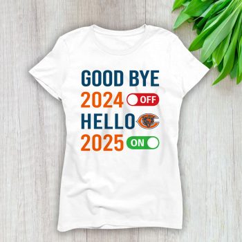 Chicago Bears Happy New Year NFL Gift For Fan Goodbye 2024 Hello 2025 Unisex Sweatshirt TAS22440