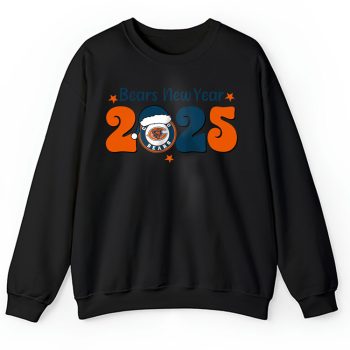 Chicago Bears Happy New Year NFL Gift For Fan Hello 2025 Unisex Sweatshirt TAS22443