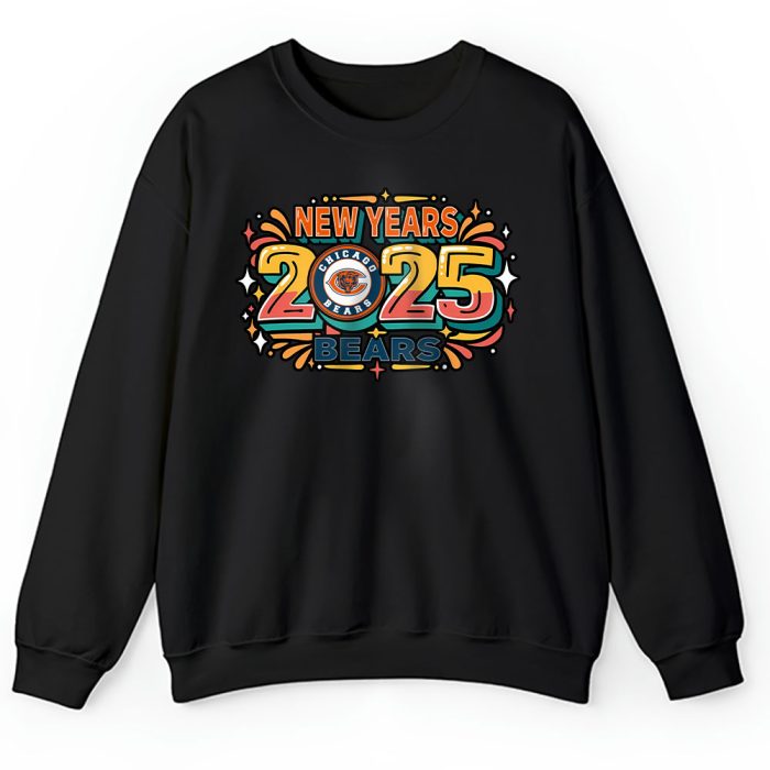 Chicago Bears Happy New Year NFL Gift For Fan Unisex Sweatshirt TAS22447