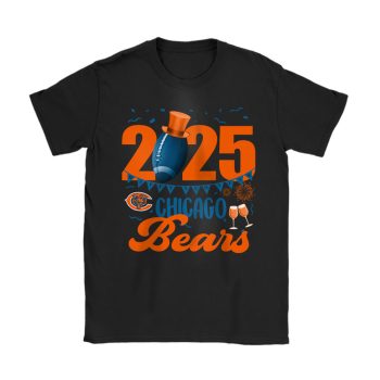 Chicago Bears Happy New Year NFL Gift For Fan Unisex T-Shirt Cotton Tee TAT22448