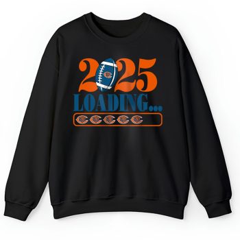 Chicago Bears Happy New Year NFL Loading 2025 Gift For Fan Unisex Sweatshirt TAS22446