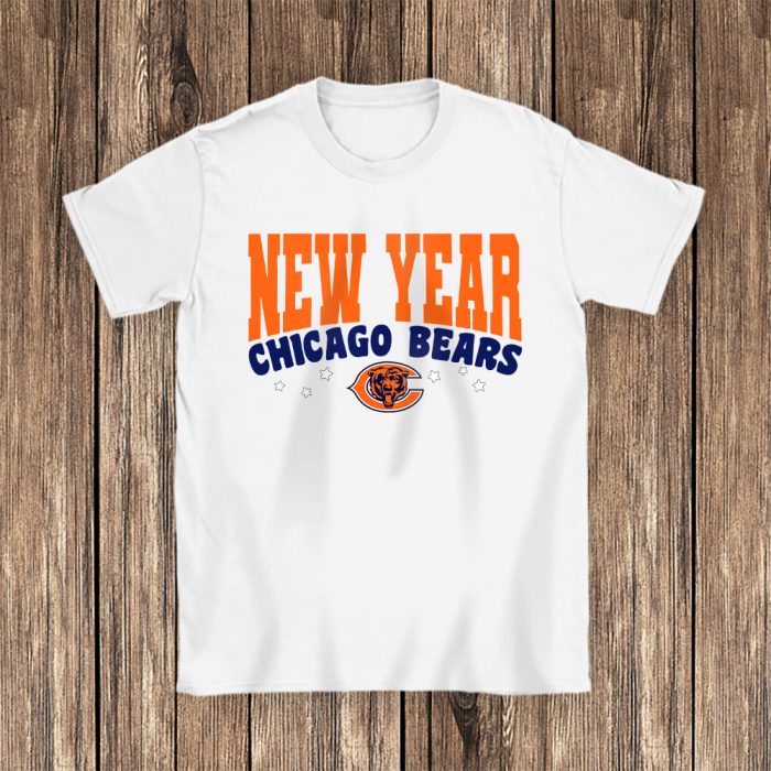 Chicago Bears Happy New Years NFL Gift For Fan Unisex T-Shirt Cotton Tee TAT22445