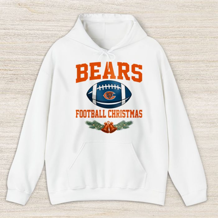 Chicago Bears Merry Christmas NFL Gift For Fan Baseball Christmas Unisex Hoodie TAH23205