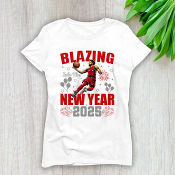 Chicago Bulls Blazing Into The New Year NBA Gift For Fan Hello 2025 Unisex Sweatshirt TAS22455