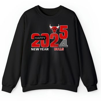 Chicago Bulls Happy New Year NBA Gift For Fan Hello 2025 Unisex Sweatshirt TAS22451