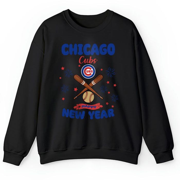 Chicago Cubs Happy New Year MLB Gift For Fan Unisex Sweatshirt TAS22434