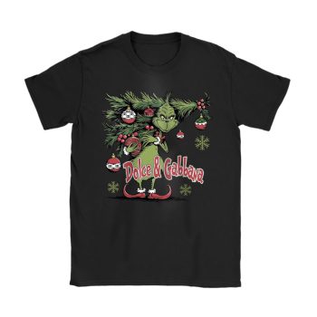 Christmas Grinch Shirt Grinchmas Vibes Dolce & Gabbana Unisex T-Shirt Cotton Tee TAT22004
