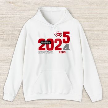 Cincinnati Reds Happy New Year MLB Gift For Fan Hello 2025 Unisex Hoodie TAH22470