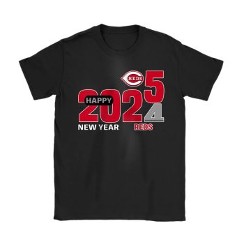 Cincinnati Reds Happy New Year MLB Gift For Fan Hello 2025 Unisex T-Shirt Cotton Tee TAT22470