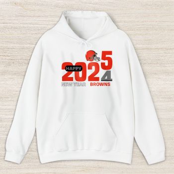 Cleveland Browns Blazing New Year NFL Gift For Fan Hello 2025 Unisex Hoodie TAH22477