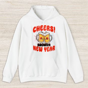 Cleveland Browns Happy New Year NFL Gift For Fan Cheers 2025 Unisex Hoodie TAH22476