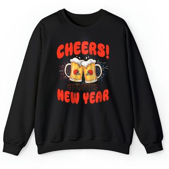 Cleveland Browns Happy New Year NFL Gift For Fan Cheers 2025 Unisex Sweatshirt TAS22476