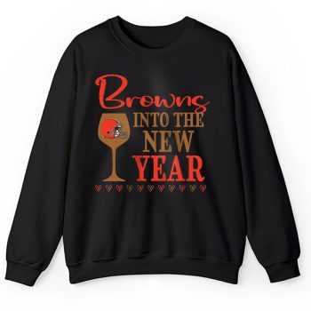 Cleveland Browns Happy New Year NFL Gift For Fan Cheers To A New Year Unisex Sweatshirt TAS22480