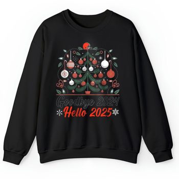 Cleveland Browns Happy New Year NFL Gift For Fan Goodbye 2024 Hello 2025 Unisex Sweatshirt TAS22478
