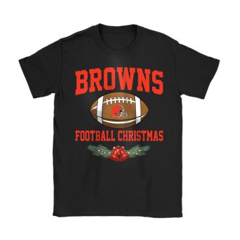 Cleveland Browns Merry Christmas NFL Gift For Fan Baseball Christmas Unisex T-Shirt Cotton Tee TAT23209