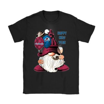 Colorado Avalanche Happy New Year NHL Gift For Fan Cute Gnomes Unisex T-Shirt Cotton Tee TAT22510