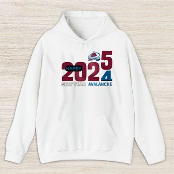 Colorado Avalanche Happy New Year NHL Gift For Fan Hello 2025 Unisex Hoodie TAH22507