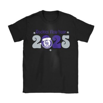 Colorado Rockies Happy New Year MLB Gift For Fan Unisex T-Shirt Cotton Tee TAT22503