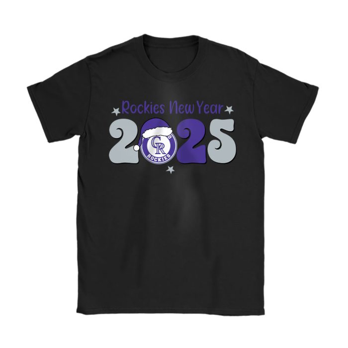 Colorado Rockies Happy New Year MLB Gift For Fan Unisex T-Shirt Cotton Tee TAT22503