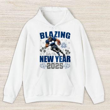 Dallas Cowboys Blazing New Year NFL Gift For Fan Hello 2025 Unisex Hoodie TAH22535