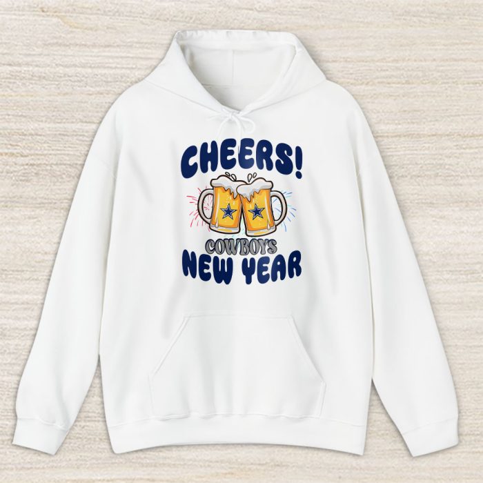 Dallas Cowboys Happy New Year NFL Gift For Fan Cheers 2025 Unisex Hoodie TAH22522