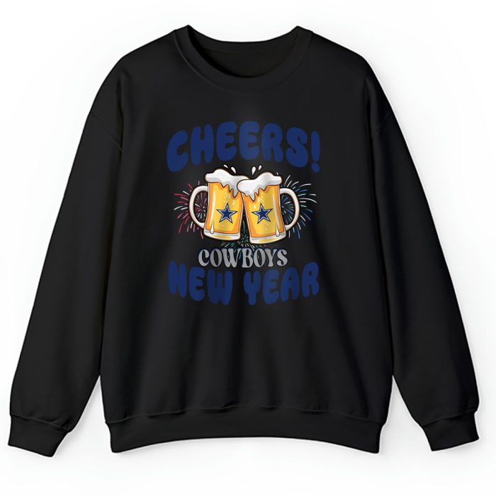 Dallas Cowboys Happy New Year NFL Gift For Fan Cheers 2025 Unisex Sweatshirt TAS22522