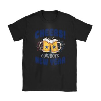 Dallas Cowboys Happy New Year NFL Gift For Fan Cheers 2025 Unisex T-Shirt Cotton Tee TAT22522