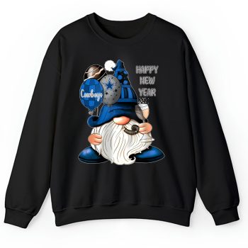 Dallas Cowboys Happy New Year NFL Gift For Fan Cute Gnomes Unisex Sweatshirt TAS22534
