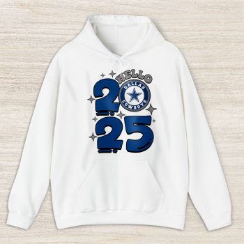 Dallas Cowboys Happy New Year NFL Gift For Fan Hello 2025 Unisex Hoodie TAH22527