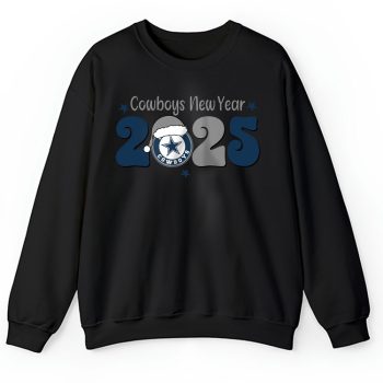 Dallas Cowboys Happy New Year NFL Gift For Fan Hello 2025 Unisex Sweatshirt TAS22528