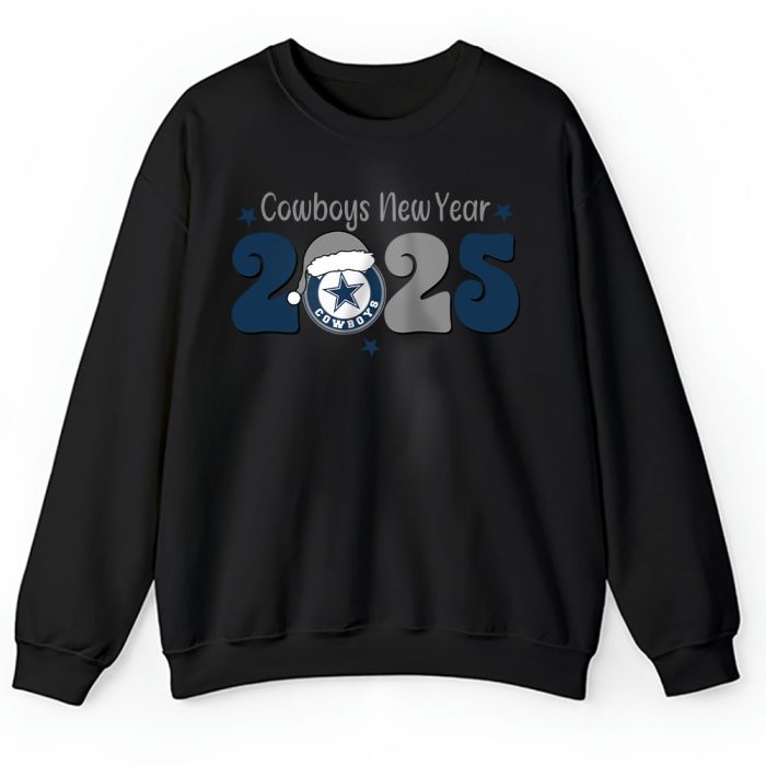 Dallas Cowboys Happy New Year NFL Gift For Fan Hello 2025 Unisex Sweatshirt TAS22528