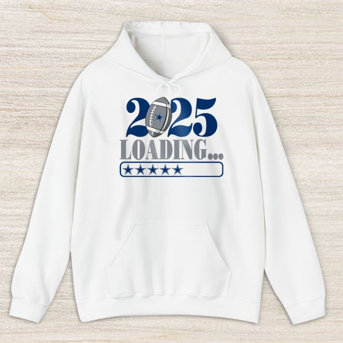 Dallas Cowboys Happy New Year NFL Loading 2025 Gift For Fan Unisex Hoodie TAH22531