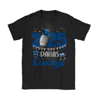Dallas Cowboys Happy New Years NFL Gift For Fan Unisex T-Shirt Cotton Tee TAT22533